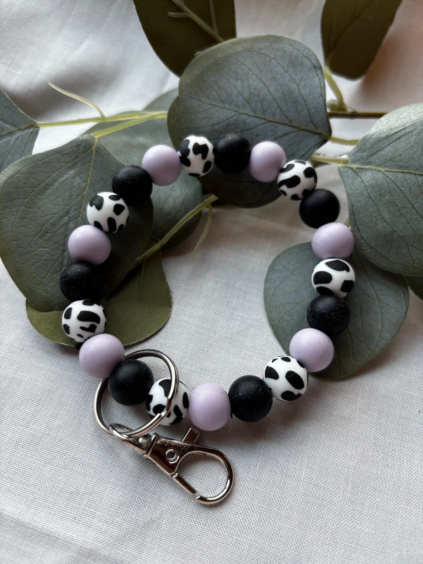 Purple Cow Wristlet