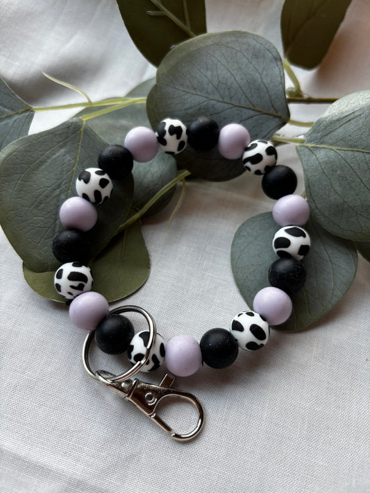 Purple Cow Wristlet