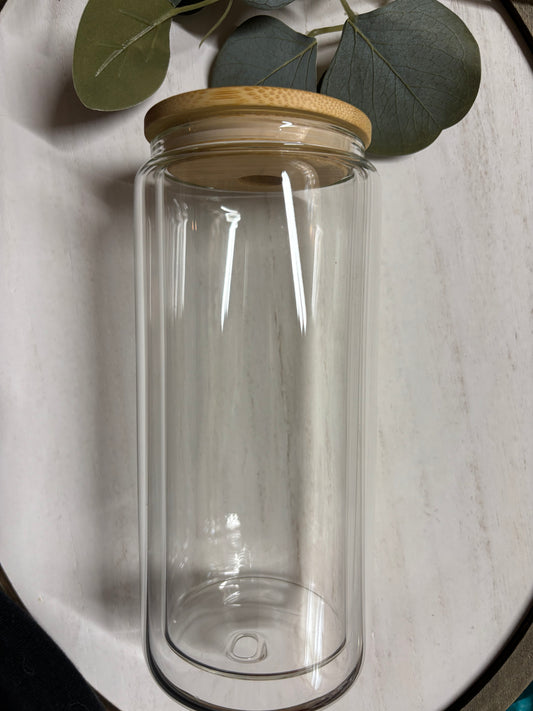 20oz GLASS snow globe