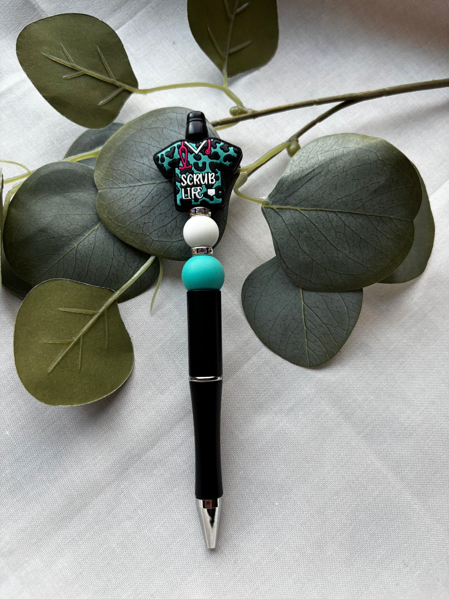 Teal Scrub Top