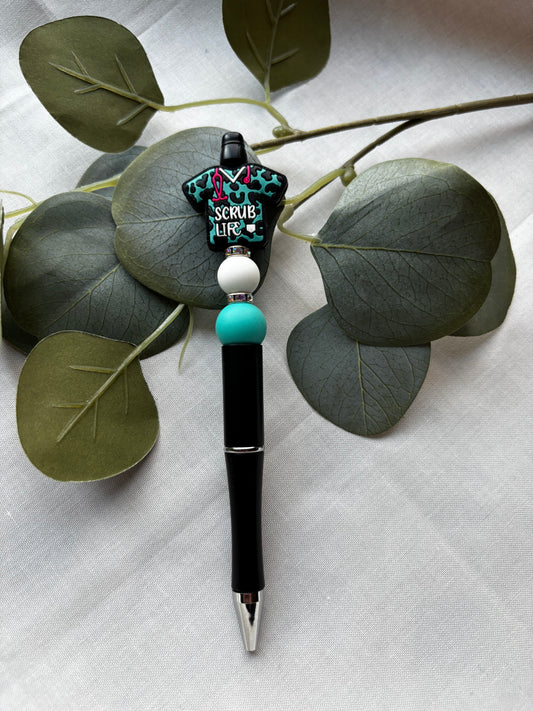 Teal Scrub Top
